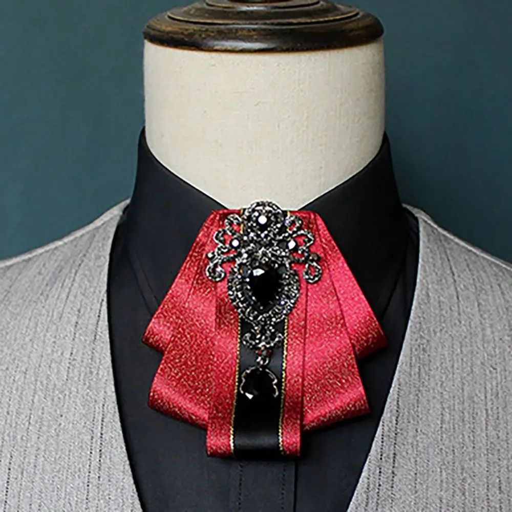 

High Quality Removable Cross Bowtie JK Uniform Decor Polyester Solid Bowtie Apparel Accessories Neck Collar