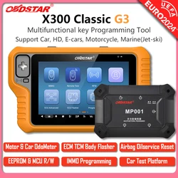 OBDSTAR X300 klasyczne klucz programujący G3 do samochodu/HD/E-samochód/motocykle/Marine Jet Ski 2 lata bezpłatna aktualizacja