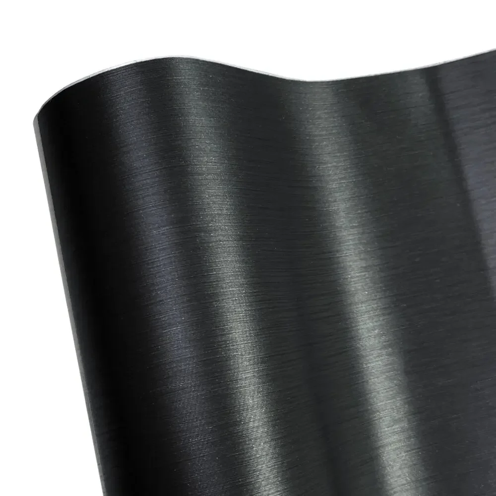Brushed‑Texture Car Decals, Hood Panel Decorative Cover, Waterproof Vinyl Auto Wrapping Film, Motorcycle Sticker for Automotive