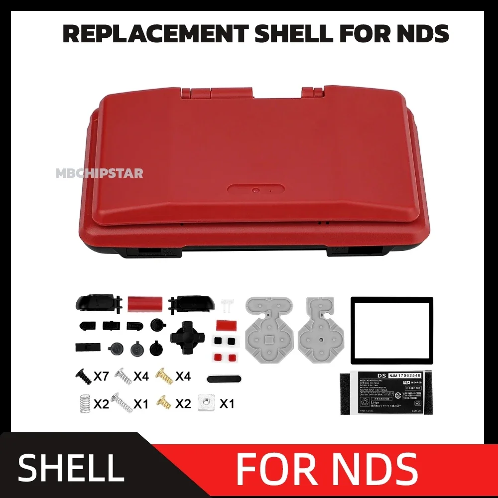 High Quality Drop-proof Replacement Housing Shell For NDS Fat First Gen Console Full Repair Kit Buttons Game Console Accessories