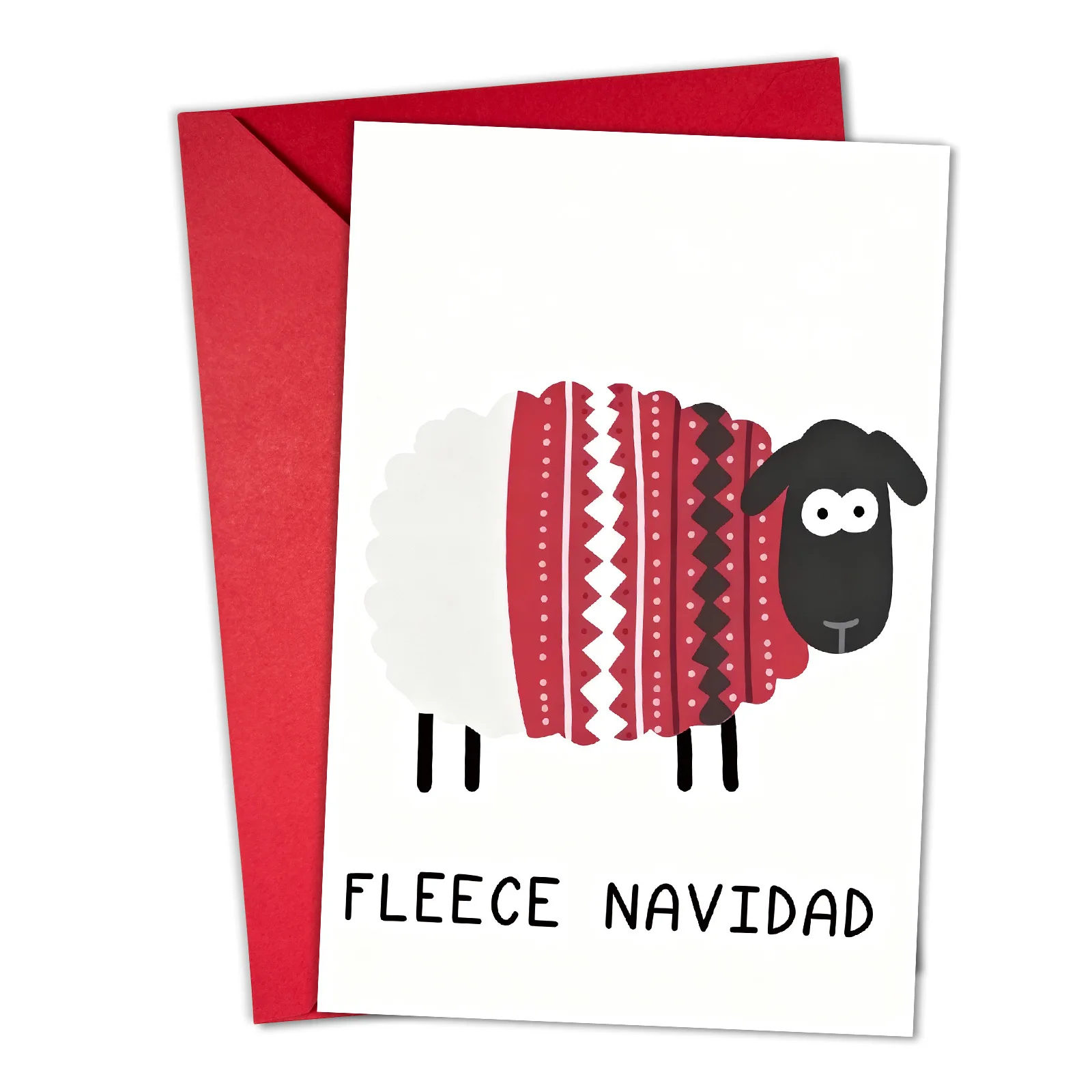 Carte de festival Xin Fun - Une carte cadeau de Noël créative et mignonne avec une blague rimeuse significative - Une carte de bénédiction à envoyer