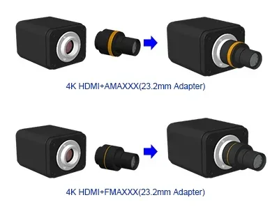 2025X7CAM4K8MPB 75FPS@3840x2160 USB3.0 wireless Super High Speed   Microscope camera with built-in measurement function