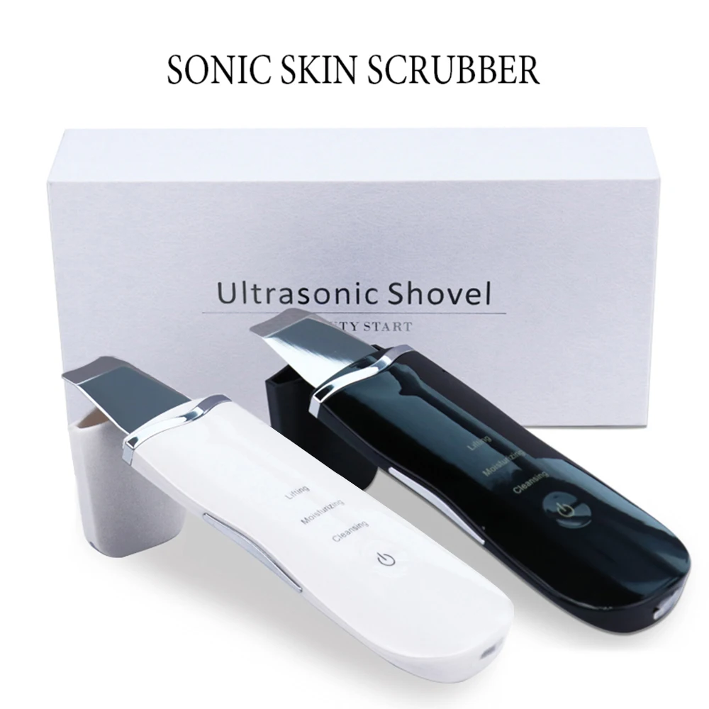 

Ultrasonic Skin Scrubber Electric Blackhead Remover Shovel Clean Peeling Remove Deep Cleaning Peeling Face Lifting Machine