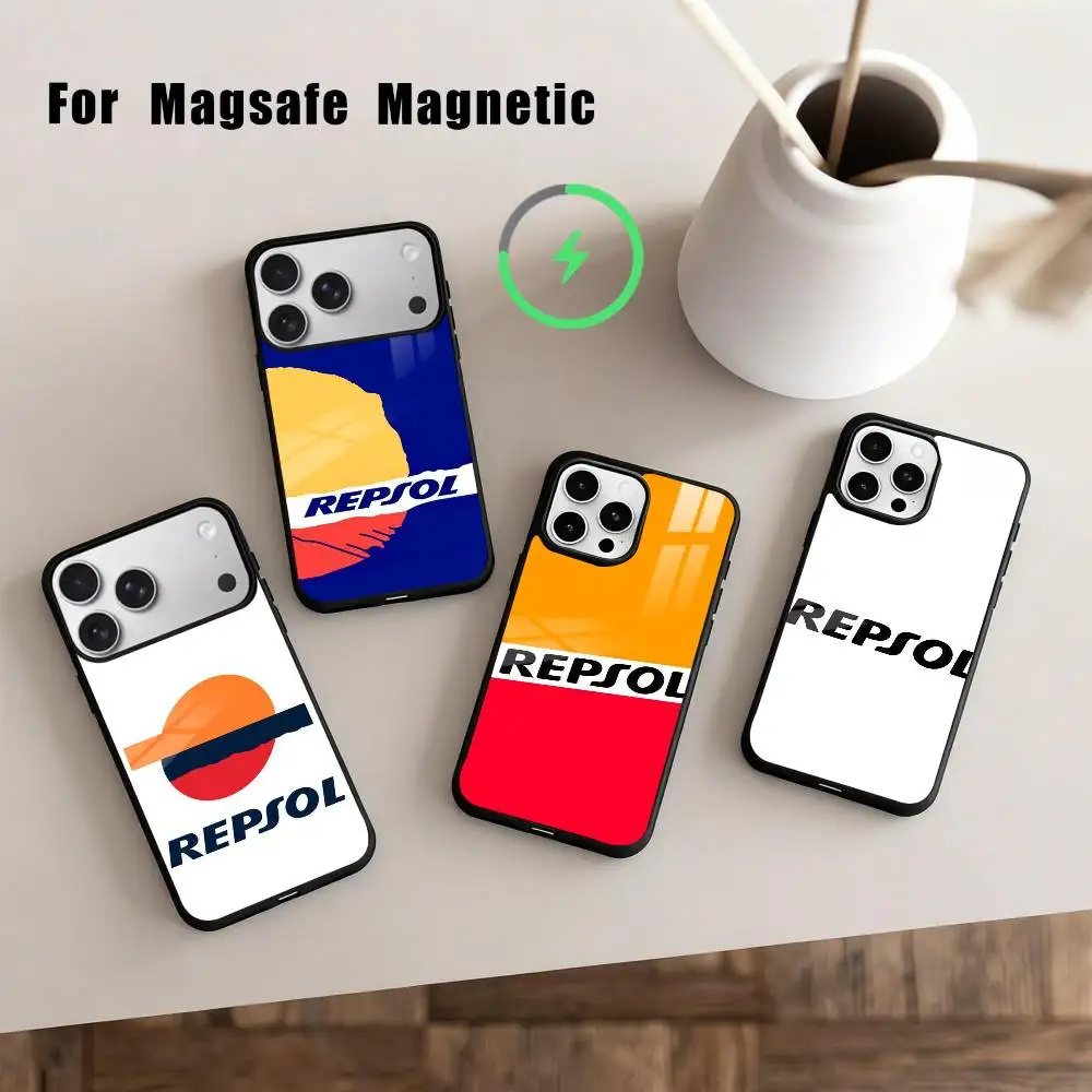 

D-Repsol-S M-Mobile-E Phone Case For iPhone17,16,15,14,13,12,11 Plus,For Magnetic Wireless Charge Cover