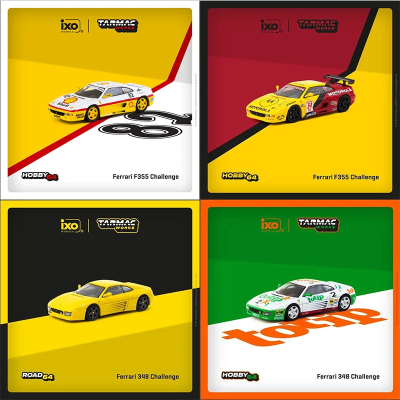 

Масштабная модель автомобиля TW 1:64 Ferrari 348 Challenge 1993 года, литая под давлением, из сплава