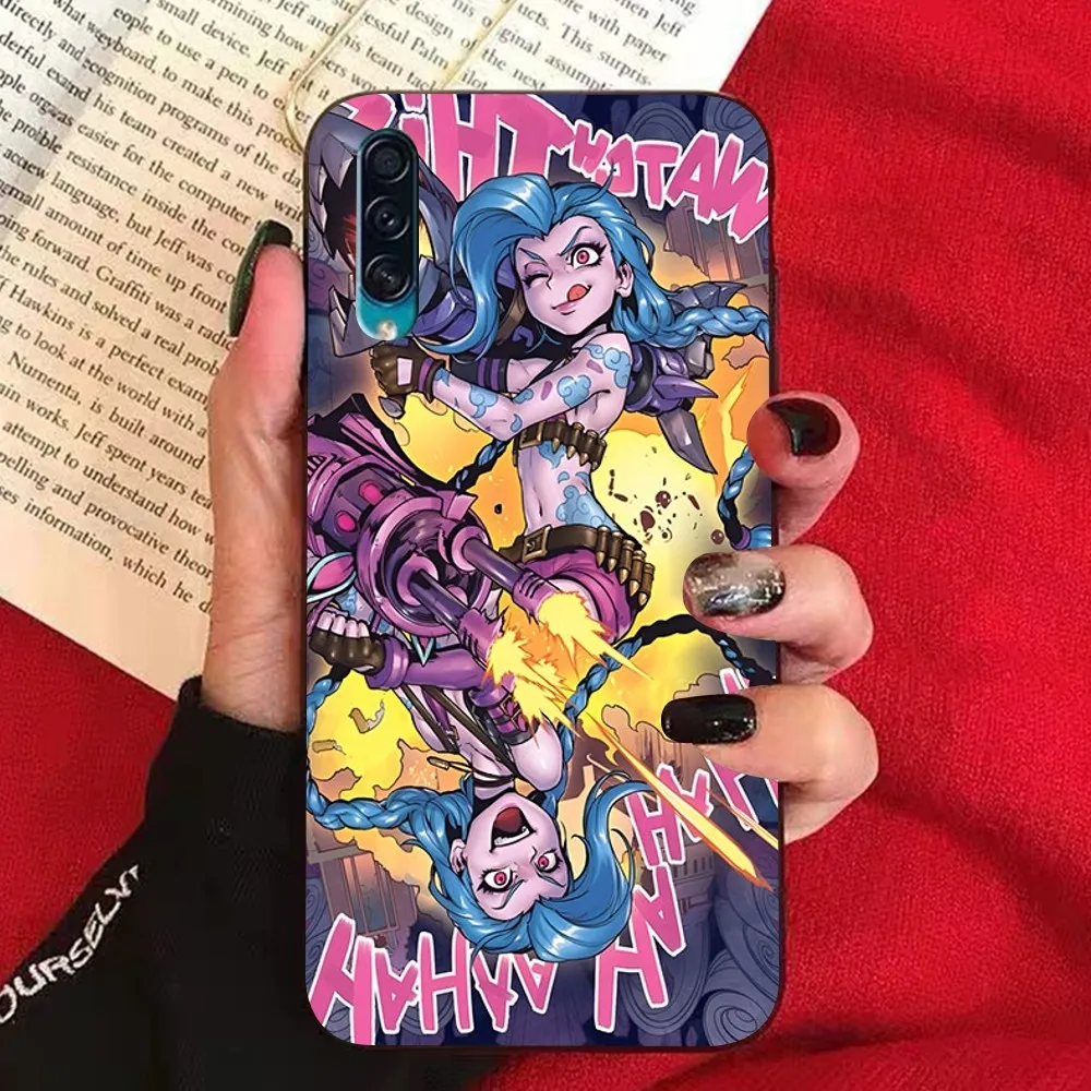 A-Arcane G-Girl J-Jinx Anime Phone Case For Samsung A 10 11 12 13 20 21 22 30 31 32 40 51 52 53 70 71 72 73 91 13 Shell