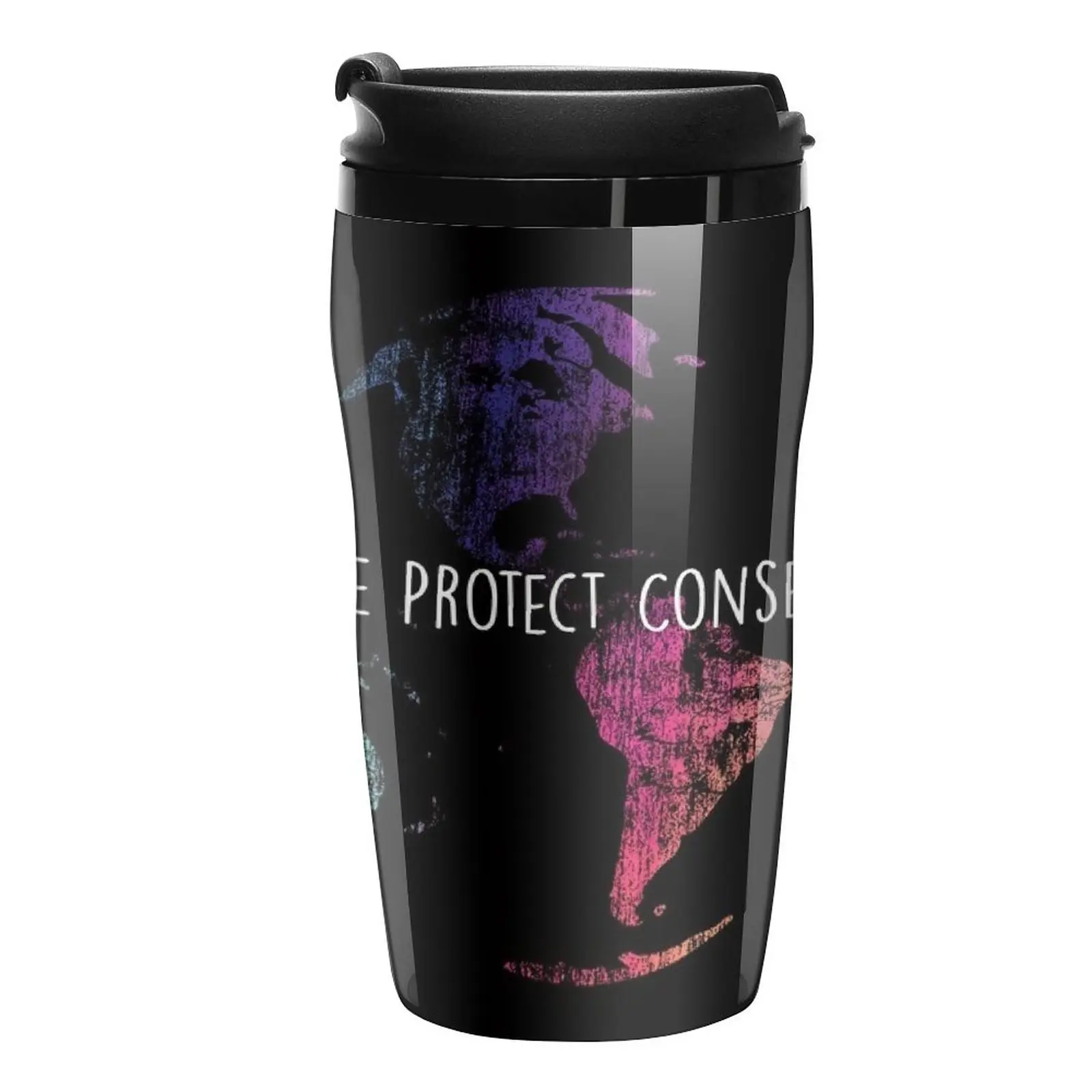 

New Love Protect Conserve Earth - Rainbow Earth Travel Coffee Mug Mug For Coffee Pretty Coffee Cup