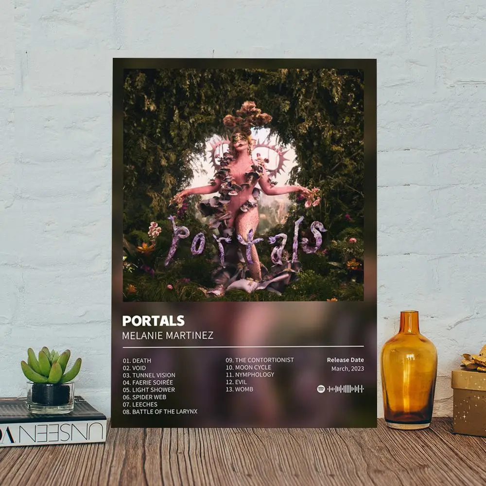 Melanie Martinez 2023 New Music Album Portals Singer Star Print and Posters HD Quality Poster Wall Art Painting Study Home Decor