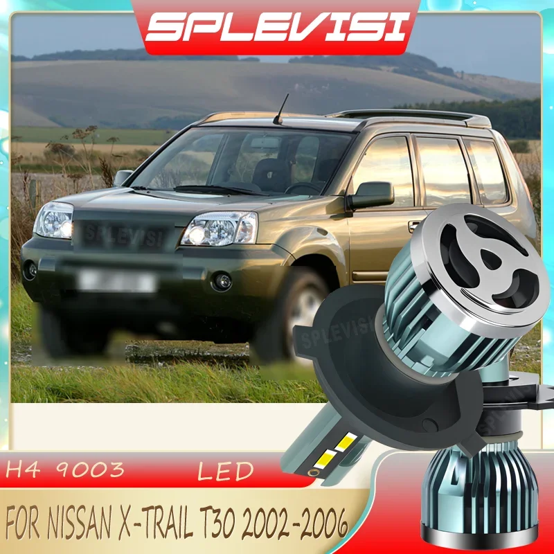 Enhanced Illumination H4 9003 Simple Installation LED Headlight Bulbs Car Lamp For Nissan X-Trail T30 2002 2003 2004 2005 2006