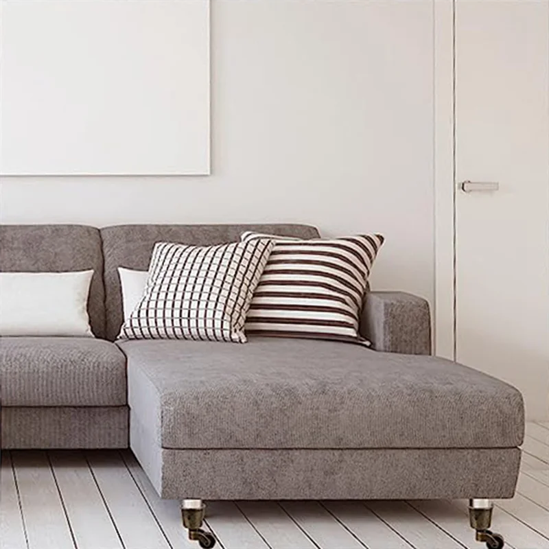 

【Popular】Round Sofa Heavy Duty Slides Swivel Casters 1.5 Inch Casters Retro Casters Furniture Pulleys 4 PCS