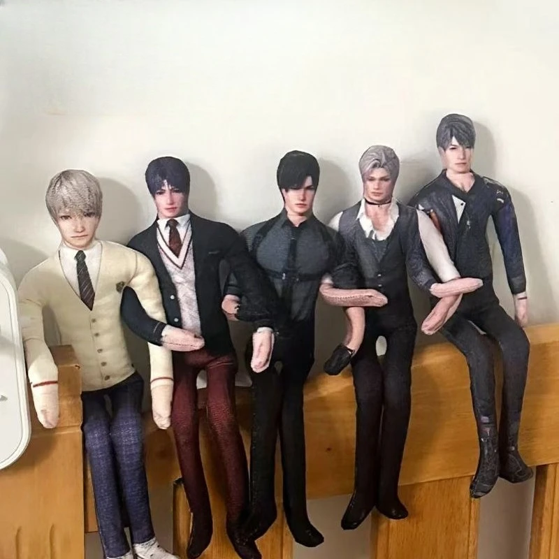 

Забавная кукла в стиле аниме произвольной формы от игры Love and Deepspace, Sylus Rafayel Zayne Xavier Caleb со встроенным проводом