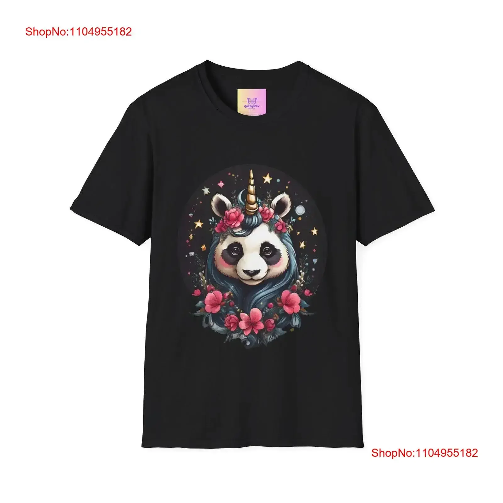 

Pandacorn T shirt Unicorn Panda lover Mystical Magical Soft vintage Washed Comfortable Stretched homme fashion Breathable