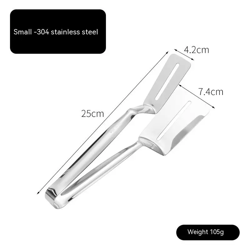 304 szczypce do kuchni Premium wielofunkcyjne szczypce do chleba chwytakowe ze stali nierdzewnej/zaciski do steków/zacisk do smażonego steku/szczypce do grilla