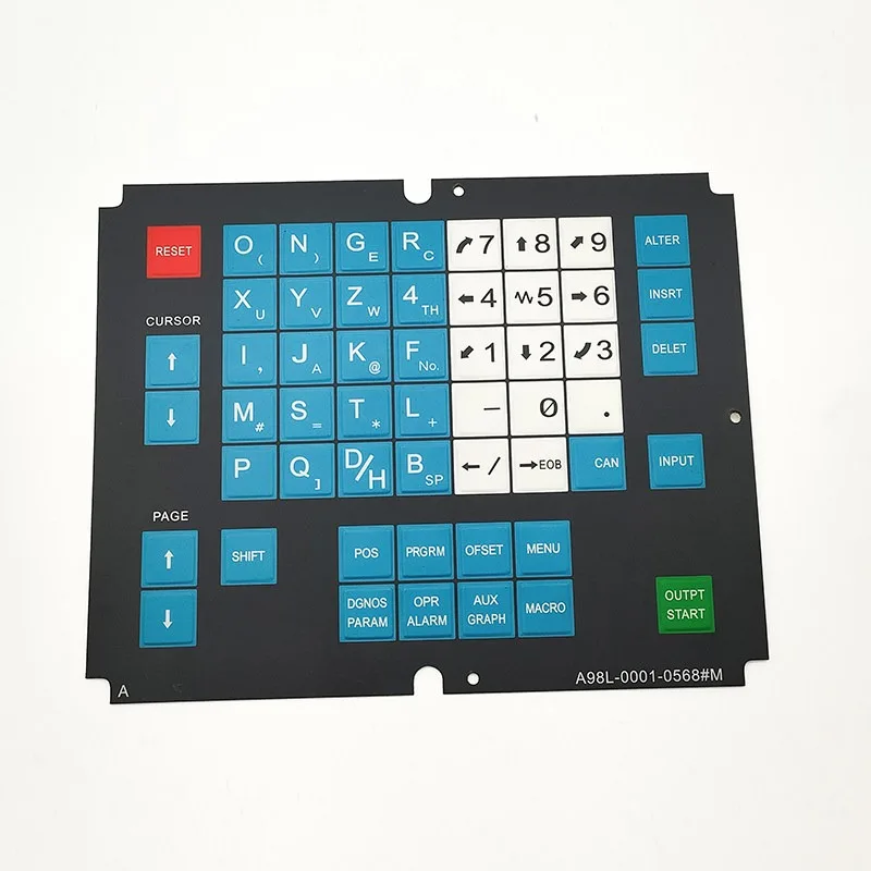 

Keypad CNC Operation Panel A98L-0001-0568#M #T for FANUC New Operating Keyboard Key Film Protective Film