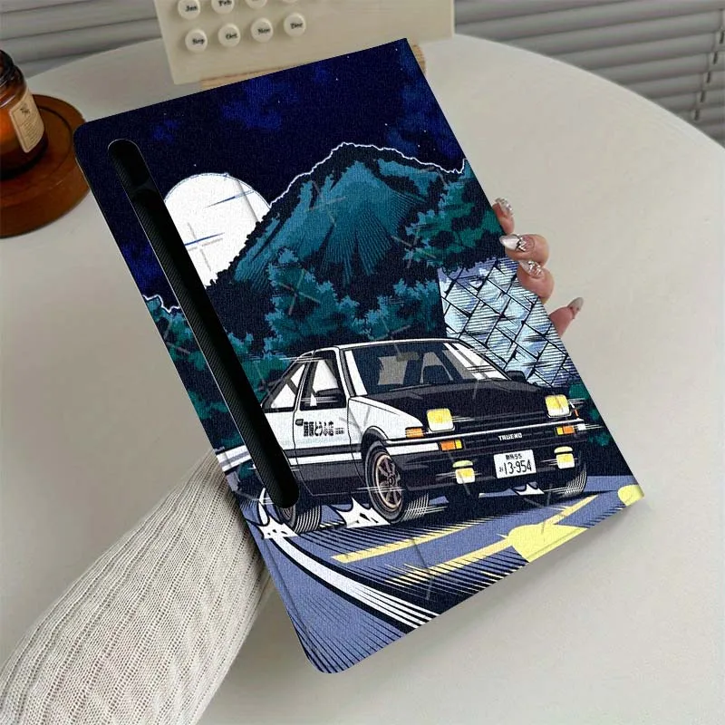 

Initial D Anime Illustration Tablet Case For Samsung Galaxy Tab S7 S8 S9 S10 FE Plus Lite 11 12.4 13.1 Inch