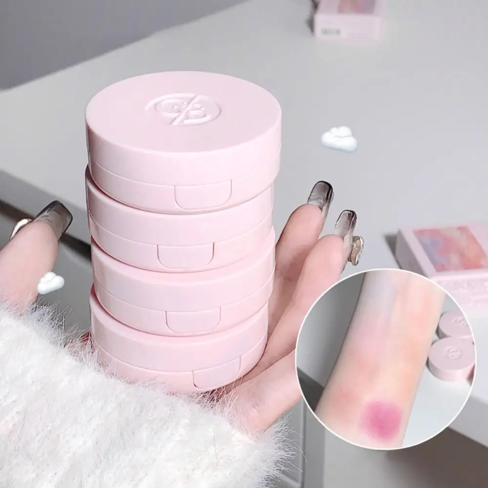 Lasting Air Cushion Blusher Brighten Potato Rubor Strawberry Milk Blush Shading Matte Face Contour Blusher Lip Cheek Eye