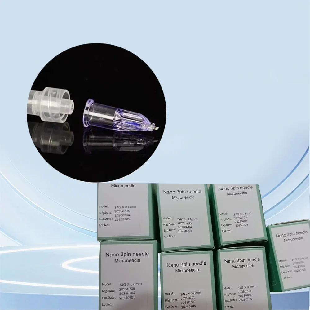 Nano Soft 3 pins Luer Syringe Connector PP Syringe Connector