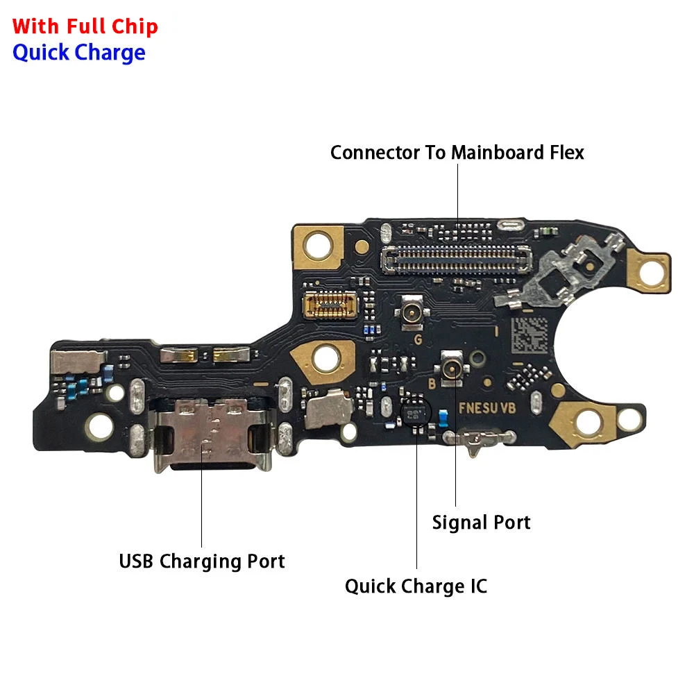 Fast Charger USB Dock Charging Dock Port Board With Mic Microphone Flex Cable For Huawei Honor 50 60 Pro Se 70 5G X7 X8 X9