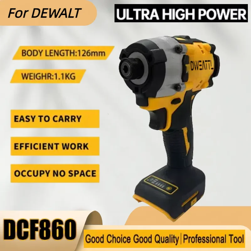 For Dewalt DCF860  Rechargeable Power Tools Upgraded Cordless Compact Drill / Driver 20V Brushless Electric Drill Screwdriver