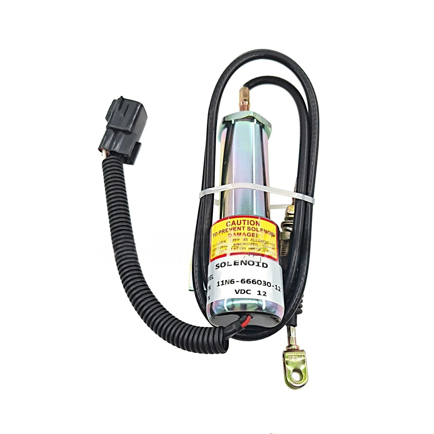 The 11N6-666030 flameout solenoid valve switch is suitable for the Hyundai E210 Daewoo DH220-5 excavator