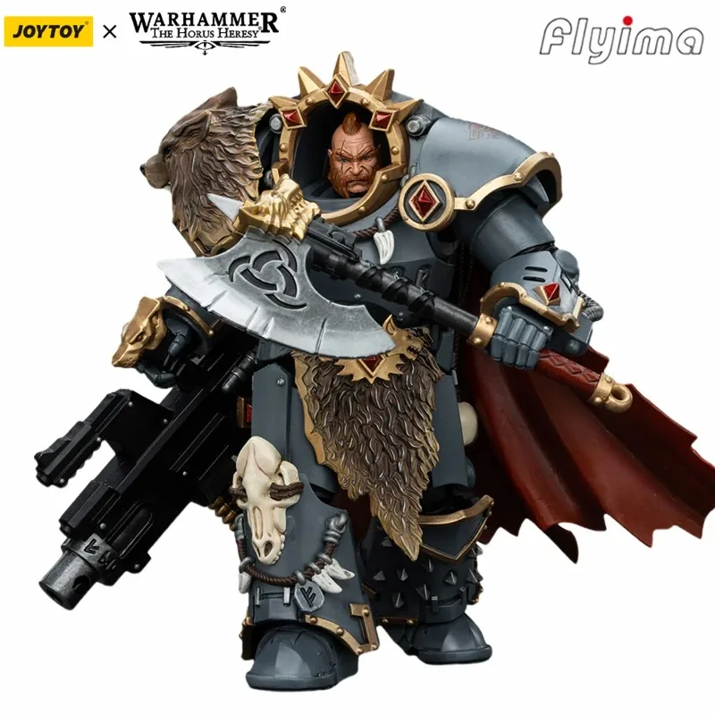 

[IN-STOCK]JOYTOY 40,000 1/18 Action Figures Space Wolves Hvarl Red-Blade Model Boy Gift Collectible Decoration