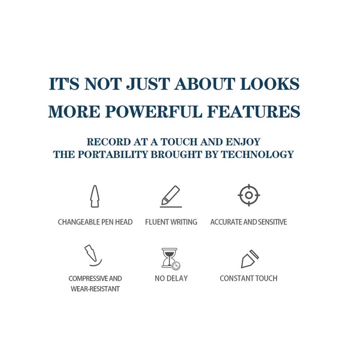 สำหรับ Apple Huawei สไตลัสโทรศัพท์แอนดรอยด์ปากกาตัวเก็บประจุสากลปากกาที่เขียนด้วยลายมือแท็บเล็ตปากกาหน้าจอสัมผัสโดยเฉพาะ
