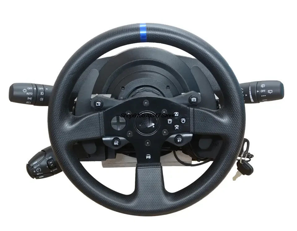 For T300 Racing Simulator Steering Wheel Euro/American Truck Turn Signal Wiper Automatic Rebound Cruise Ignition Switch