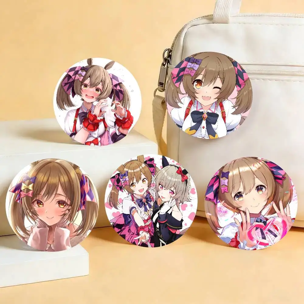 Smart Falcon U-Umamusume Anime Badge Tinplate Meme Round Brooch For Hat Bag Creative Lapel Jewelry Accessories Gifts