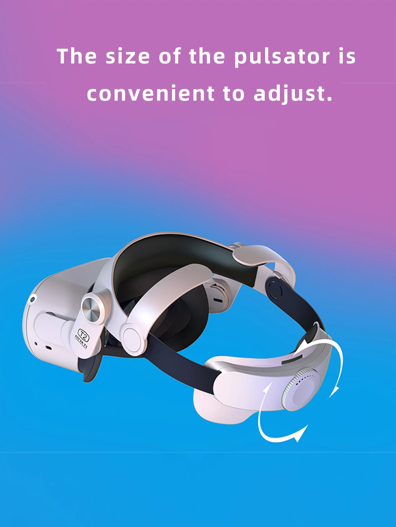 Fiit VR T2 Halo Strap per Oculus Quest 2 Strap VR Set completo Comfort migliora la copertura della custodia protettiva della piastra Quest2