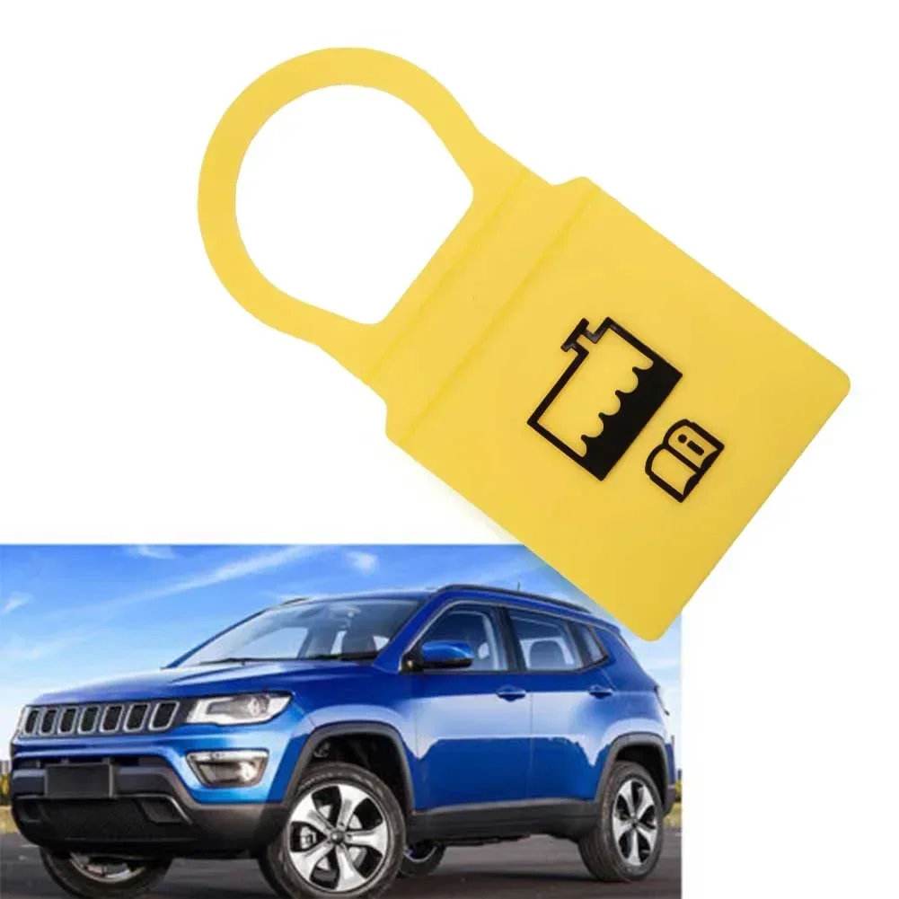 1x For Jeep Dodg/e 1984-2017 Yellow ABS Radiator Coolant Reservoir Tank Cap 52079331/55111074AA/52079331