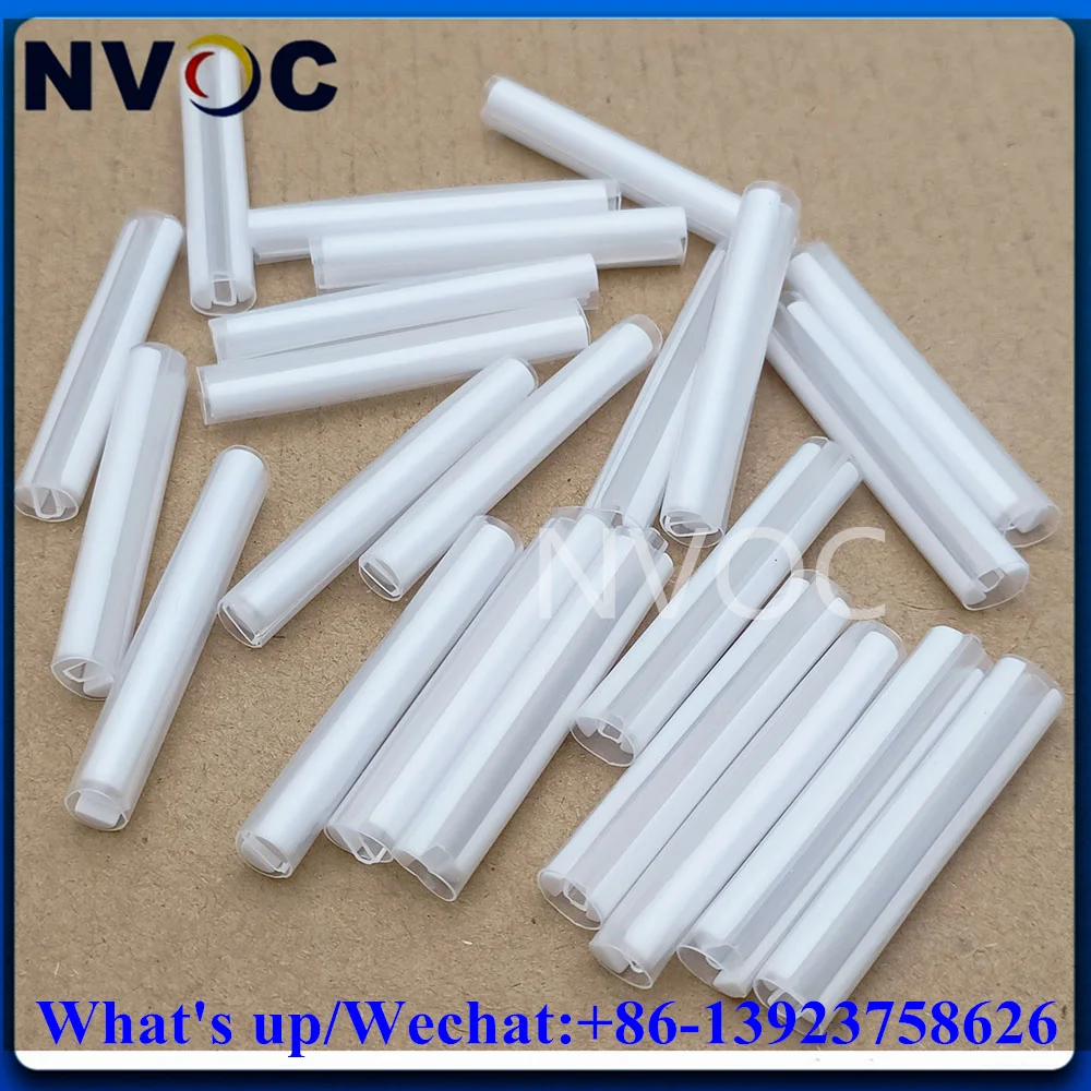 

500Pcs 8/12Fiber Ribbon 60mm Double Ceramic Fiber Heat Shrinkable Tube Fusion Splice Protection Sleeve For 4/8/12Cores Cable