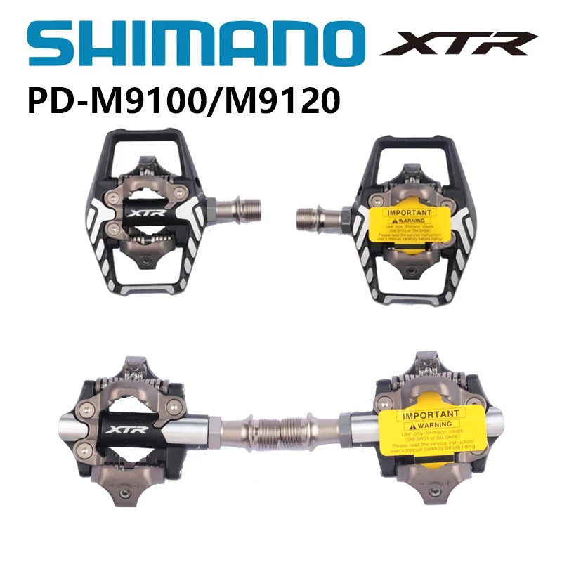 Shimano XTR M9100 Series PD-M9120 PD-M9100 Double-Sided SPD Pedal Suitable For Off-Road Forest/all Mountain Cycling