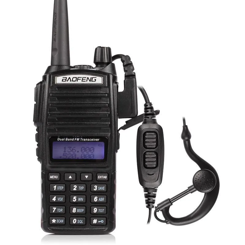Baofeng UV-82 Dual Band Handheld Walkie Talkie UV VHF UHF Two Way Radio Outdoor Camping Hiking Emergency Long Range Mobile Radio