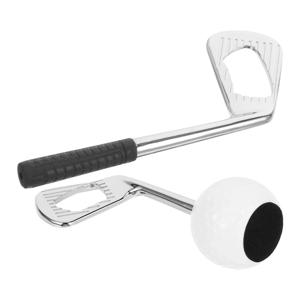 

2Pcs Golf Bottle Opener Zinc Alloy Golf Club Design Heavy Duty Beer Cap Remover Funny Drinking Accessory Outdoor Party