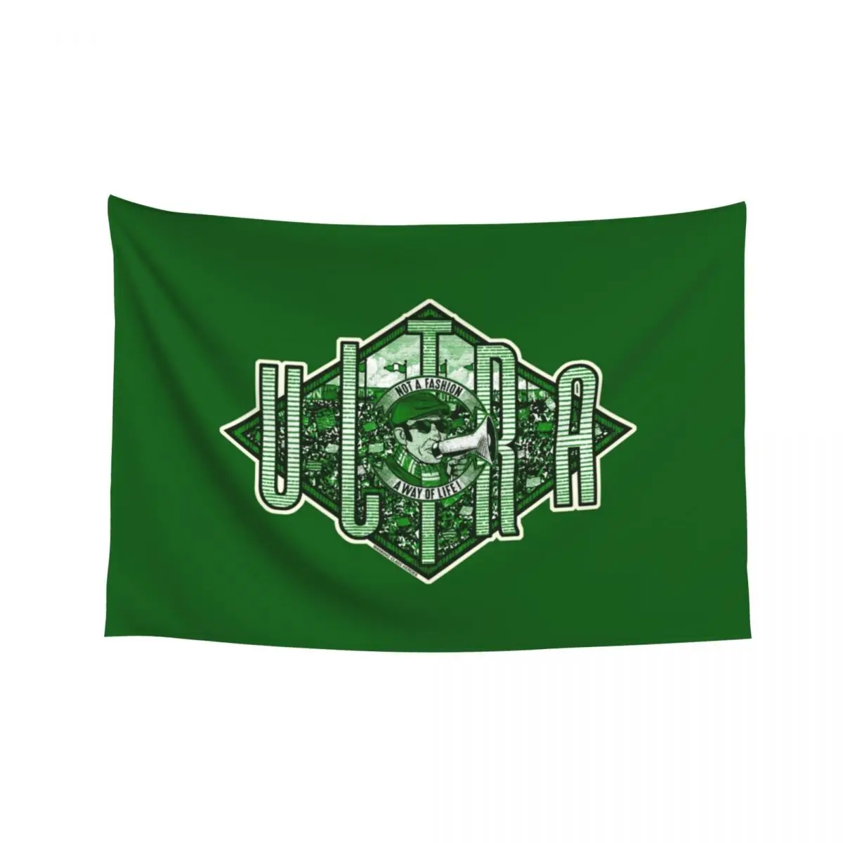 VECCHIO ULTRAS от героев Wanking Class! (зелено-белое издание) Гобелен Декор комнаты Корейский стиль Декор Домашний гобелен VECCHIO ULTRAS от героев Wanking Class! (зелено-белое издание) Гобелен Декор комнаты Корейский стиль Декор Домашний гобелен