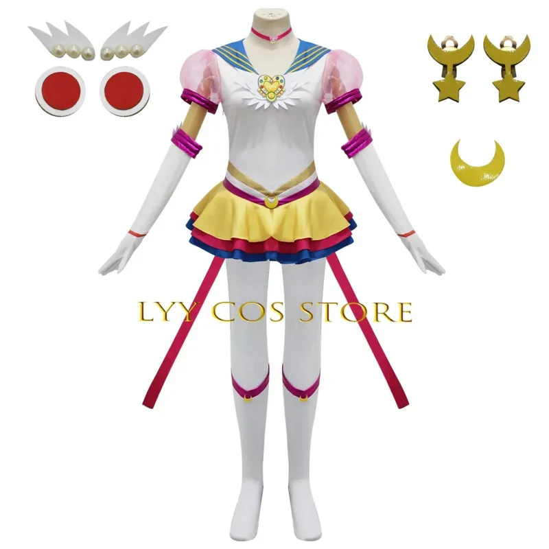 EE01 Anime Tsukino Usagi Cosplay Costume Anniversary Gamble Suit Dress Cosplay Moon Female Halloween Costumes And Wigs&0Ww