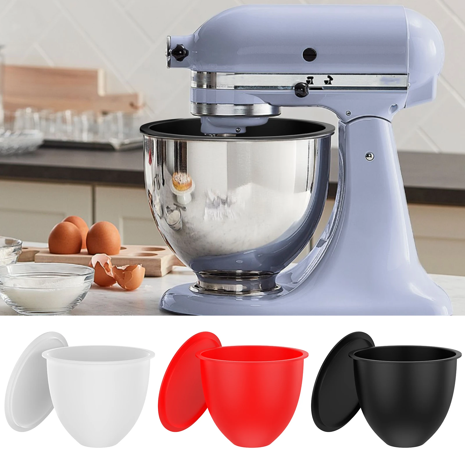 뚜껑이 포함된 실리콘 그릇 믹서 액세서리 키친에이드 틸 - Kitchen Aid Baking Lid 리뷰 및 가격