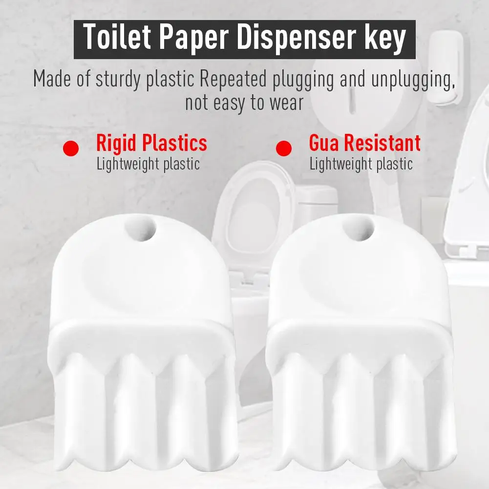 5pcs Georgia Pacific Toilet Paper Dispenser Key Universal With 2pcs Key Rings Compatible For Jbt Versatwin Ultrafold Series