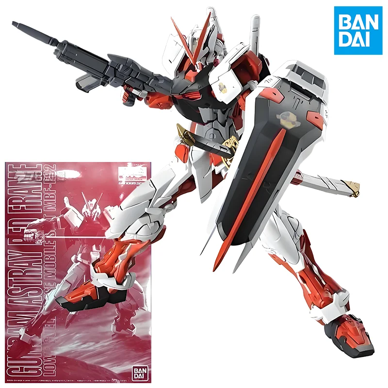 

Bandai Original MODEL KIT GUNDAM MG 1/100 GUNDAM ASTRAY RED FRAME Anime Action Figure Assembly Model Toys Model Gifts For boys