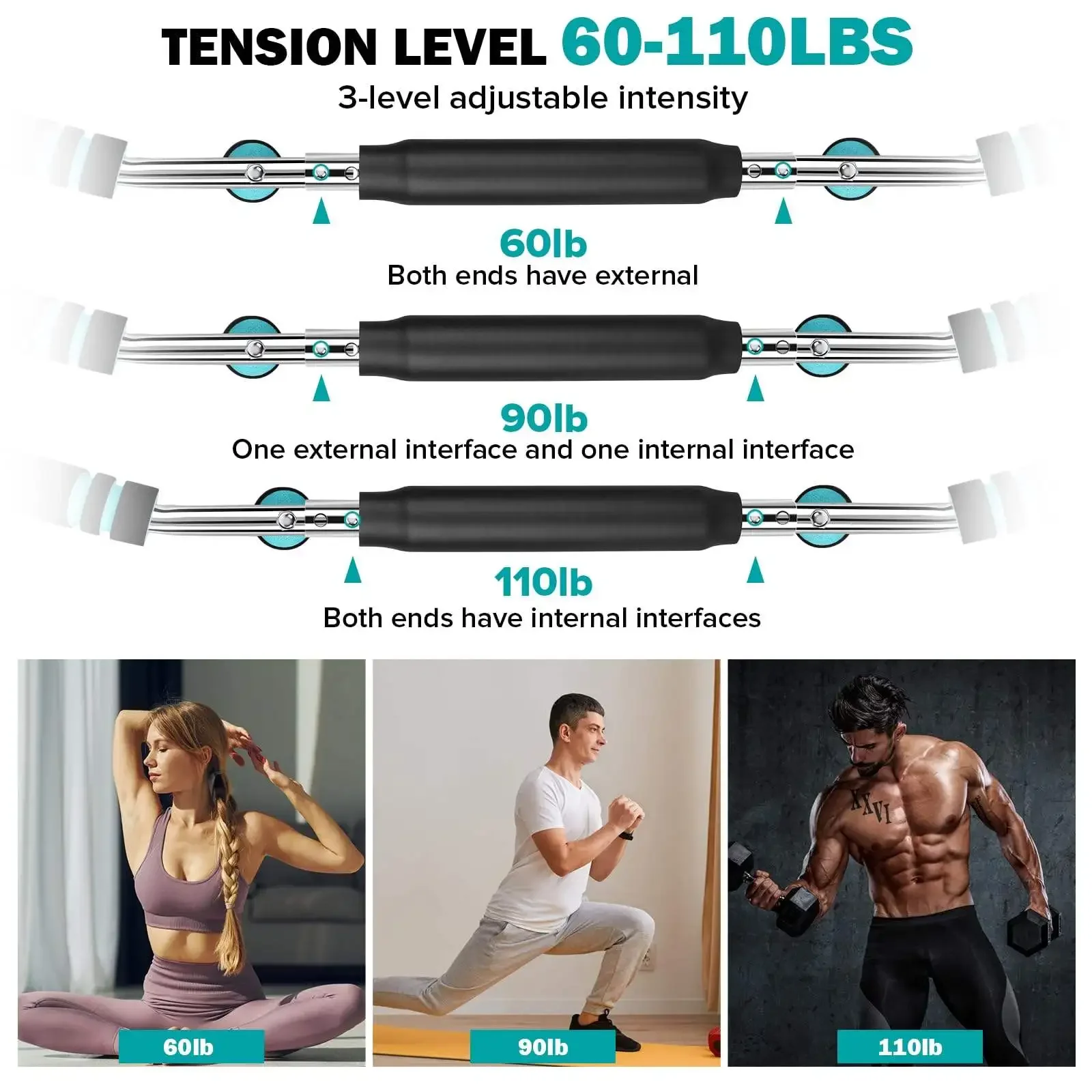 Power Twister Arm Exerciser Adjustable Hydraulic Pressure 200kg Arm Muscle Training Machine