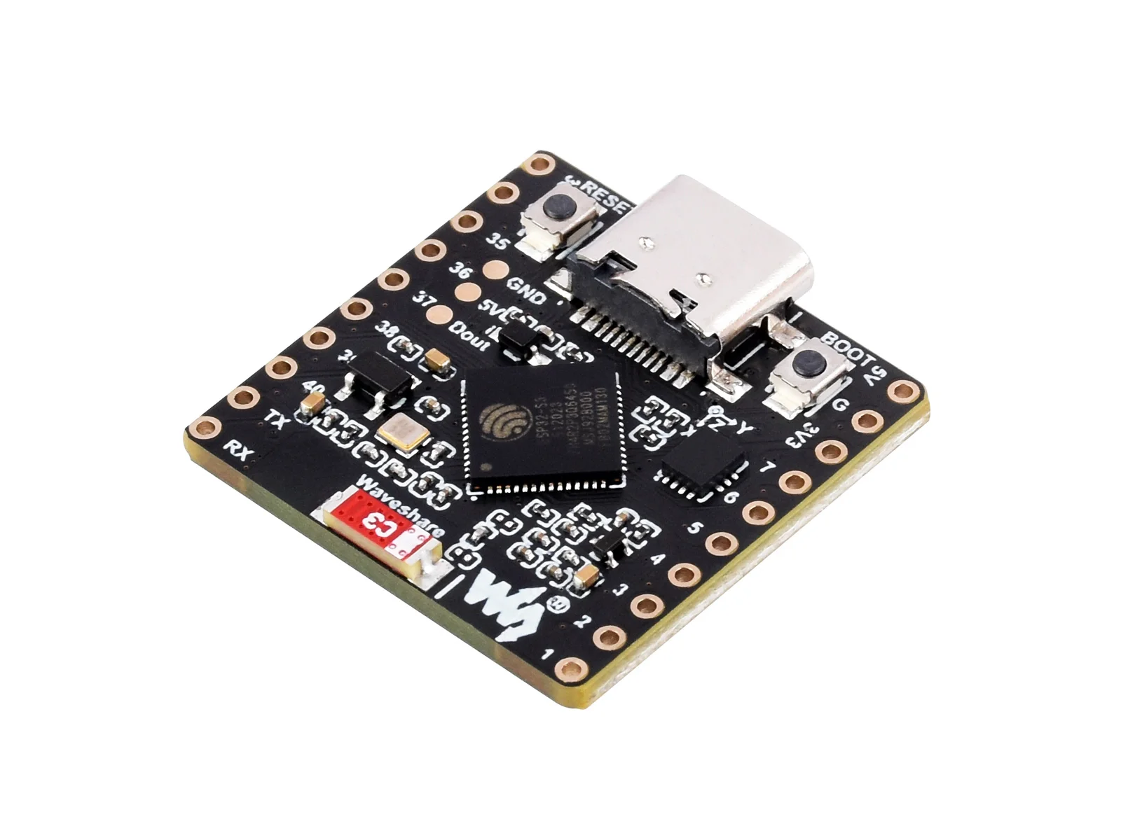 Imagem -02 - Placa de Desenvolvimento Onboard 8x8 Rgb Led Matrix e Qmi8658c Atitude Sensor Suporta Wi-fi e Bluetooth Esp32 Deep Esp32-s3