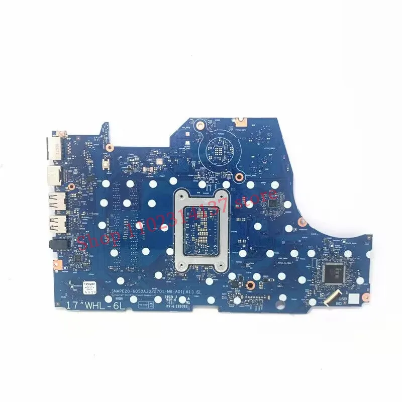 For HP 17-BY L48771-001 L48771-501 L48771-601 With SRFFW I7-8565U CPU 6050A3022701-MB-A01(A1) Laptop Motherboard 100%Tested Good