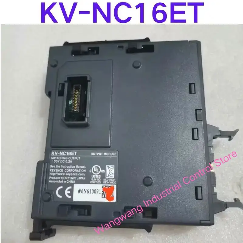 Second-hand test OK , PLC  module KV-NC16ET
