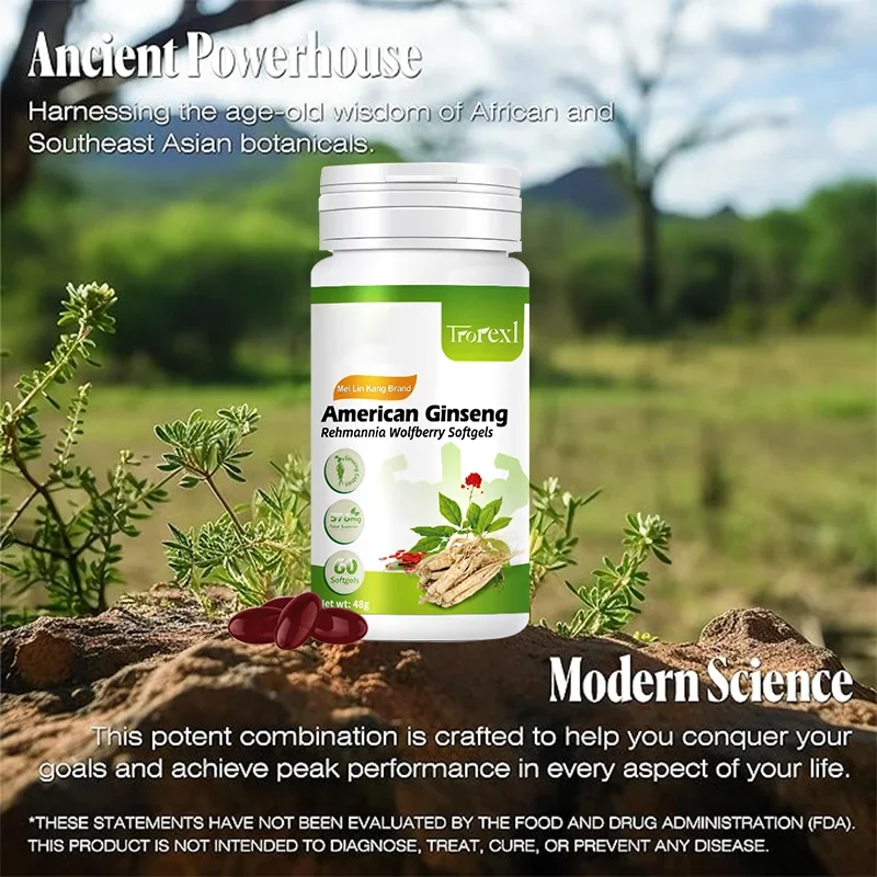 American Ginseng Rehmannia Wolfberry Softgels