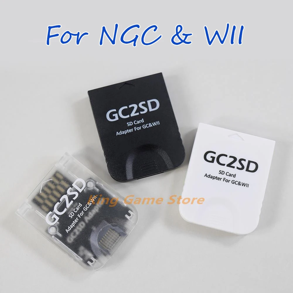 قارئ بطاقة SD للذاكرة لـ NGC و Wii ، وحدة التحكم في الألعاب ، محول TF ، GC2SD ، 1 قاتنا