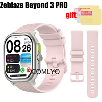 For Zeblaze Beyond 3 PRO Strap Soft Silicone Belt Smart Watch Watchband  women men Screen Protector Film Accessories