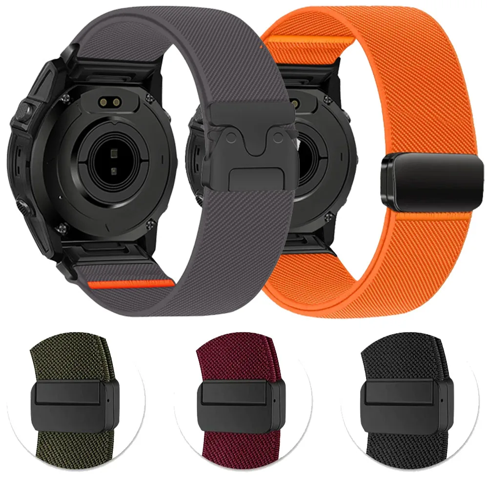 Quick Fit 26/22/20mm Nylon Loop Strap for Garmin Fenix 8 Tactix8 Quatix 8 Bracelet Band For Garmin Forerunner 965 970 Wristband