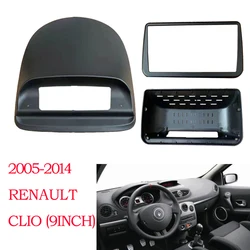 9 inch For Renault Clio 3 Clio3 2005 - 2014 Frame No Cable No Canbus Dash Trim Kits Facia Panel Radio Player screen 2 Din