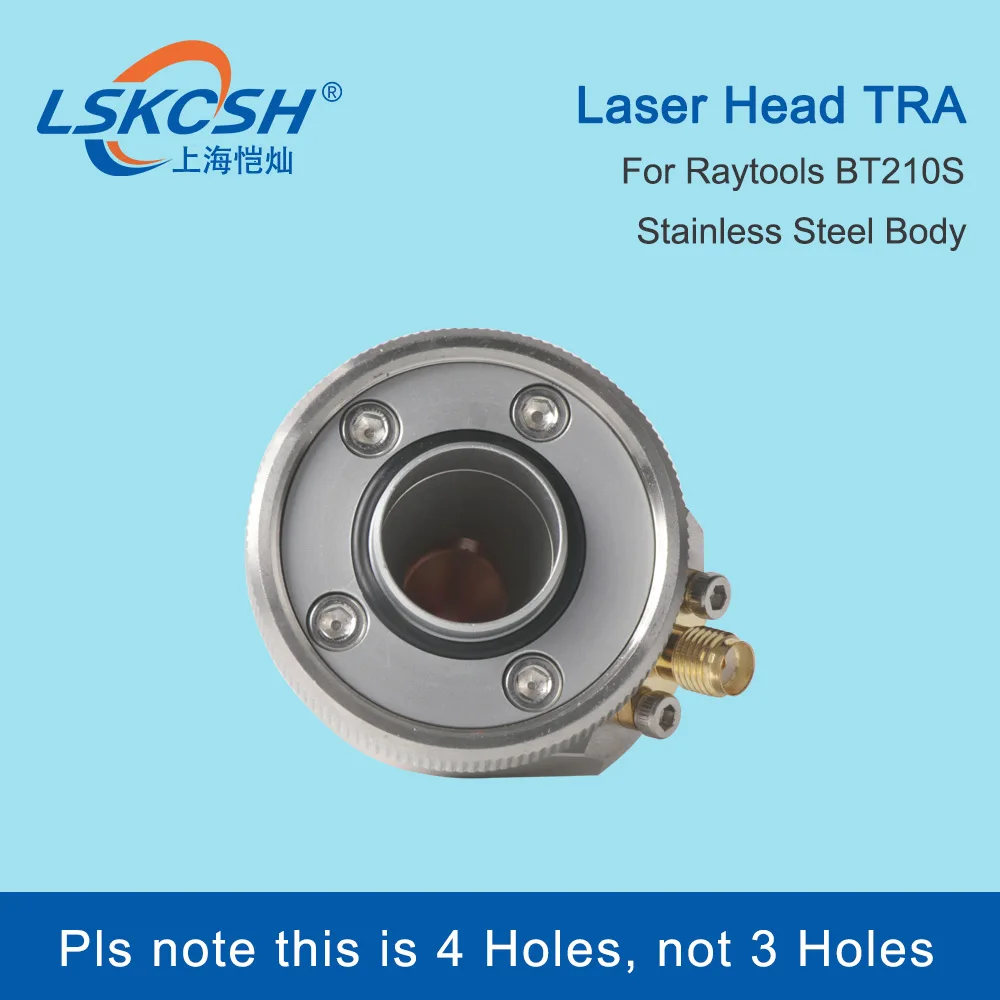 Imagem -03 - Lskcsh Fibra Laser Bico Conector Tra Corpo de para Raytools Bt210s Fibra Cabeça de Corte a Laser Alta Qualidade Aço Inoxidável