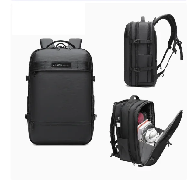 Men's Oxford Travel Expandable Backpack with Large Capacity Laptop Bag for Commuting Oxford  School Backpack bag for For boys